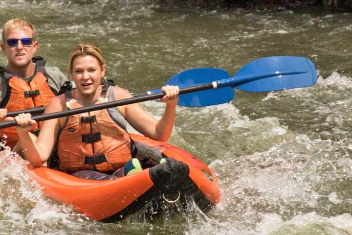 Kayaking on the Weber River