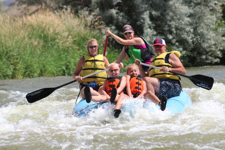 Class II mild whitewater river rafting