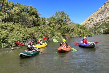 Youth river kayaking club